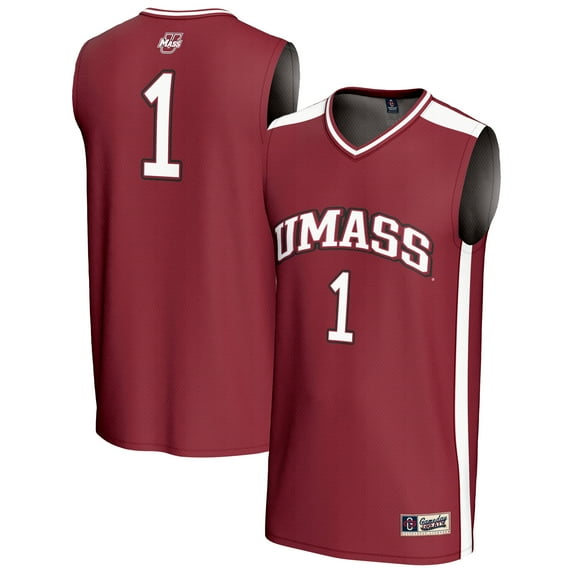 Unisex GameDay Greats #1 Maroon UMass Minutemen Lightweight Basketball Fashion Jersey