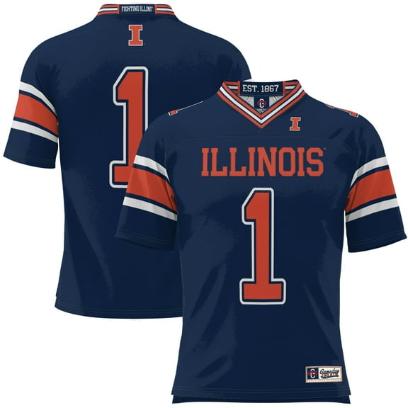 Youth GameDay Greats #1 Navy Illinois Fighting Illini Football Jersey