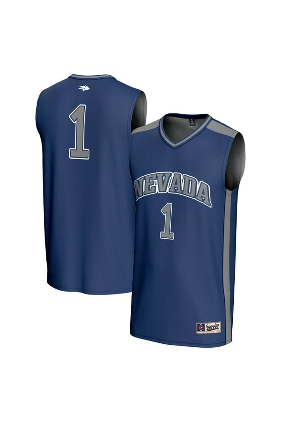 Youth GameDay Greats #1 Navy Nevada Wolf Pack Lightweight Basketball Fashion Jersey