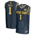 thumbnail image 1 of Youth GameDay Greats #1 Navy Notre Dame Fighting Irish Icon Print Lightweight Basketball Fashion Jersey, 1 of 4