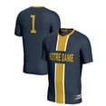 thumbnail image 1 of Youth GameDay Greats #1 Navy Notre Dame Fighting Irish Lightweight Soccer Jersey, 1 of 4