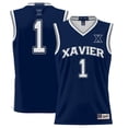 thumbnail image 1 of Youth GameDay Greats #1 Navy Xavier Musketeers Lightweight Basketball Jersey, 1 of 4