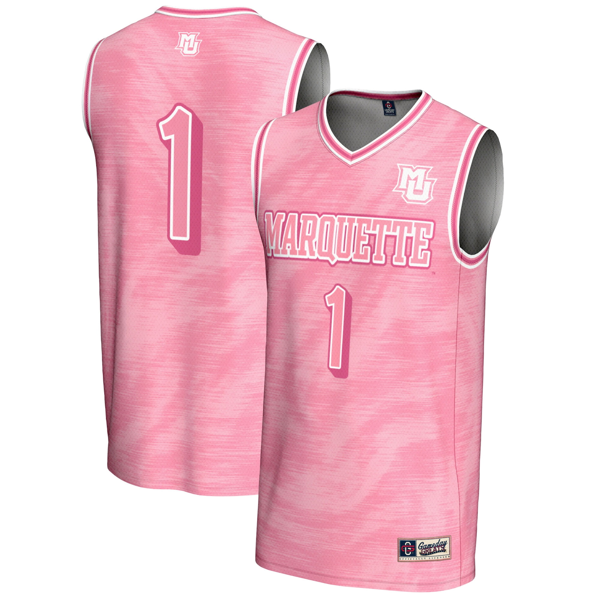 Youth GameDay Greats #1 Pink Marquette Golden Eagles Lightweight