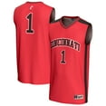 thumbnail image 1 of Unisex GameDay Greats #1 Red Cincinnati Bearcats Lightweight Collegiate Basketball Fashion Jersey, 1 of 4