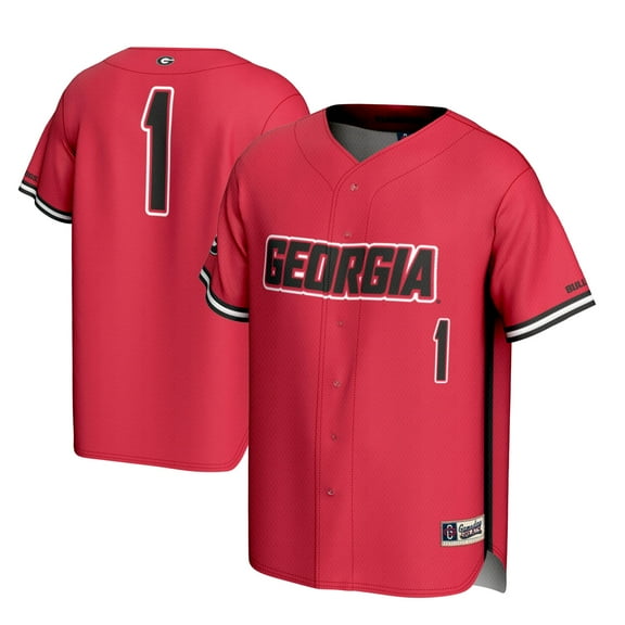 Youth GameDay Greats #1 Red Georgia Bulldogs Lightweight Baseball Jersey
