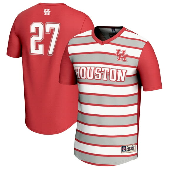 Youth GameDay Greats #27 Red Houston Cougars Lightweight Soccer Fashion Jersey