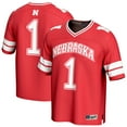 thumbnail image 1 of GameDay Greats #1 Scarlet Nebraska Huskers Lightweight Collegiate Football Fashion Jersey, 1 of 4