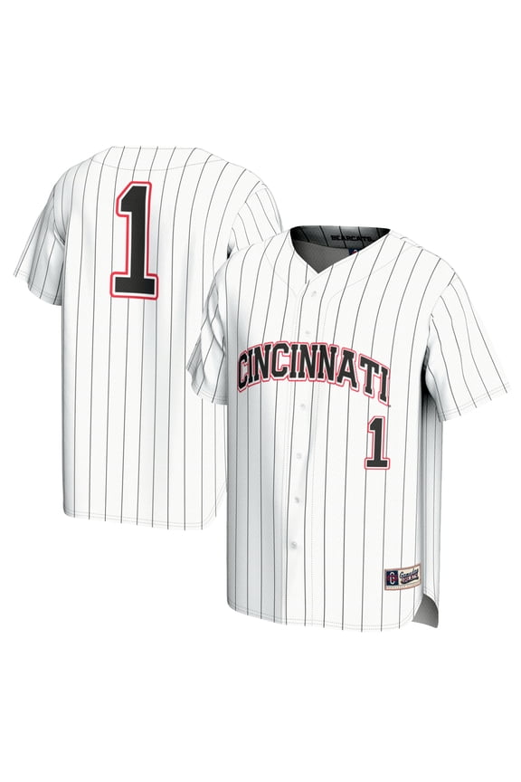 Youth GameDay Greats #1 White Cincinnati Bearcats Lightweight Baseball Fashion Jersey