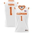 thumbnail image 1 of Youth GameDay Greats #1 White Clemson Tigers Lightweight Basketball Jersey, 1 of 4