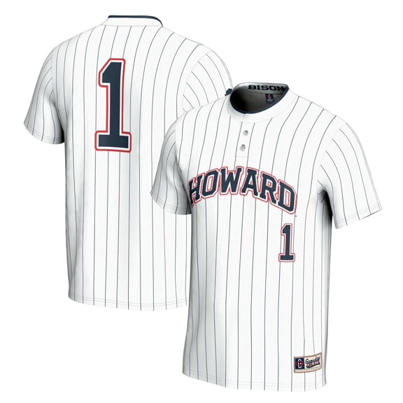 Youth GameDay Greats #1 White Howard Bison Lightweight Softball Jersey