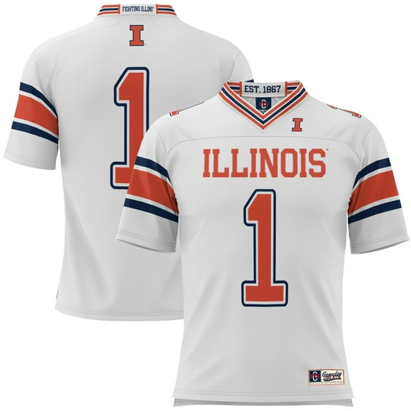 Youth GameDay Greats #1 White Illinois Fighting Illini Football Jersey