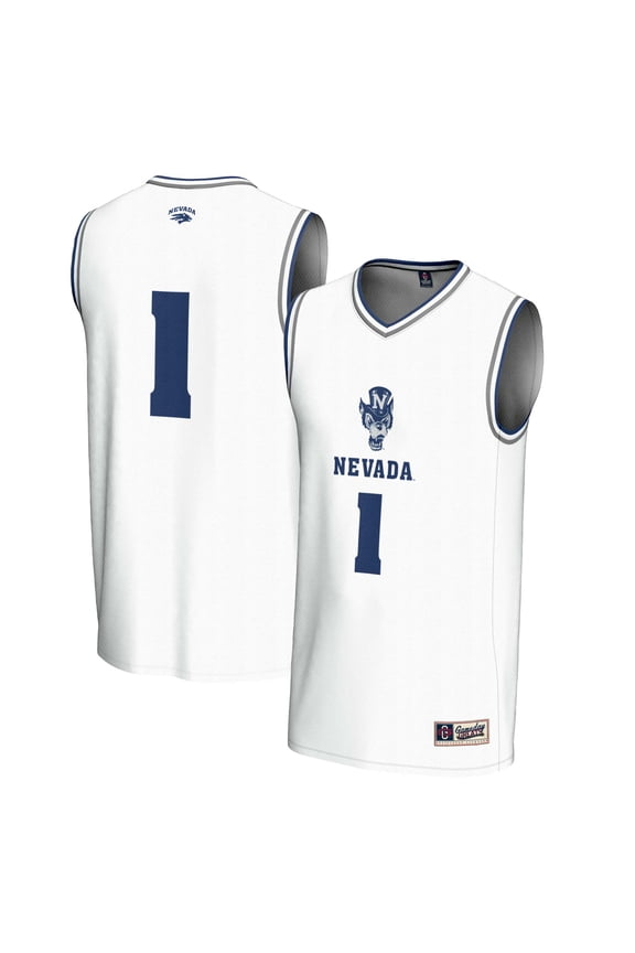 Youth GameDay Greats #1 White Nevada Wolf Pack Lightweight Basketball Fashion Jersey