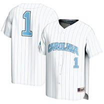 Youth GameDay Greats #1 White North Carolina Tar Heels Lightweight Baseball Fashion Jersey