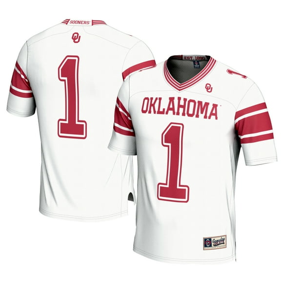 Youth GameDay Greats #1 White Oklahoma Sooners Football Jersey