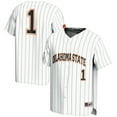 thumbnail image 1 of Youth GameDay Greats #1 White Oklahoma State Cowboys Lightweight Baseball Fashion Jersey, 1 of 4