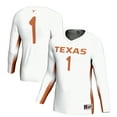 thumbnail image 1 of Unisex GameDay Greats #1 White Texas Longhorns Lightweight Volleyball Jersey, 1 of 4