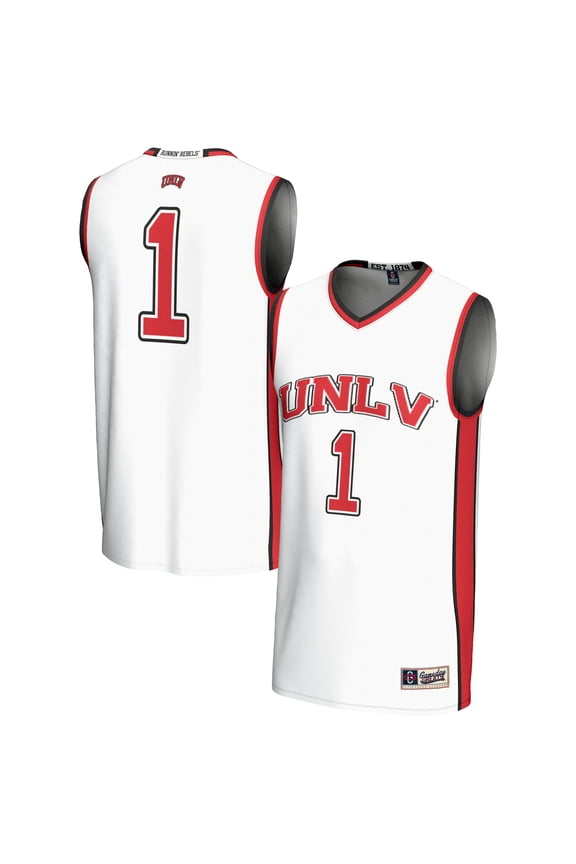 Youth GameDay Greats #1 White UNLV Rebels Lightweight Basketball Jersey