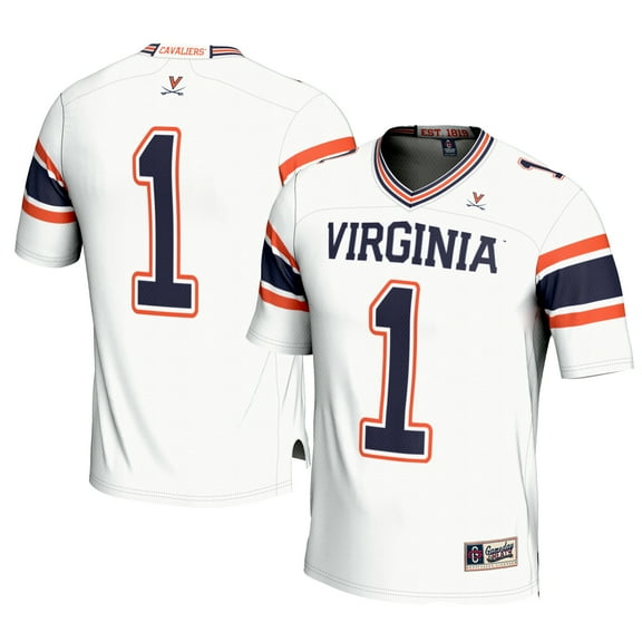 Youth GameDay Greats #1 White Virginia Cavaliers Football Jersey