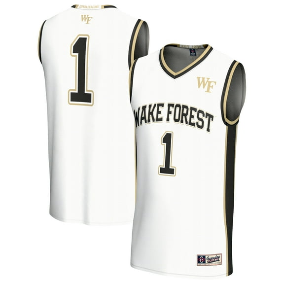 Youth GameDay Greats #1 White Wake Forest Demon Deacons Lightweight Basketball Fashion Jersey