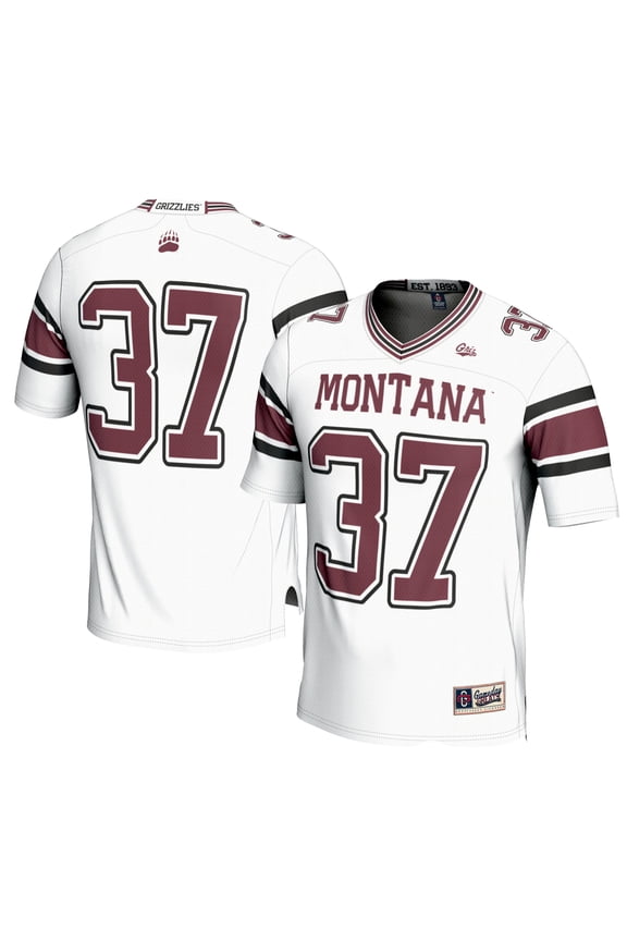 Youth GameDay Greats #37 White Montana Grizzlies Football Jersey