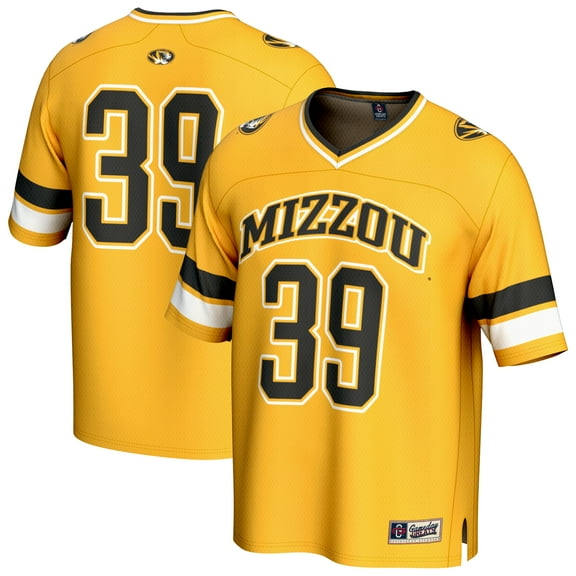 Youth GameDay Greats #39 Gold Missouri Tigers Lightweight Collegiate Football Fashion Jersey
