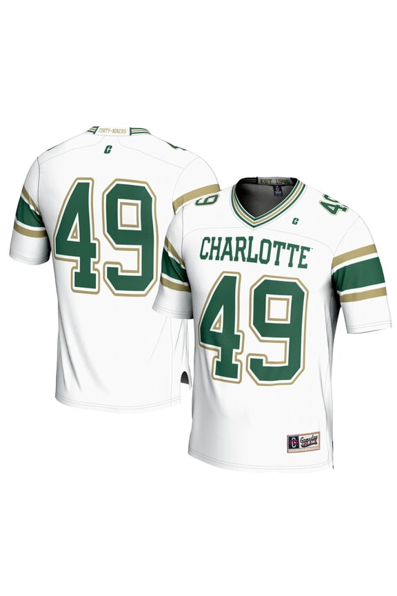 Youth GameDay Greats #49 White Charlotte 49ers Football Jersey