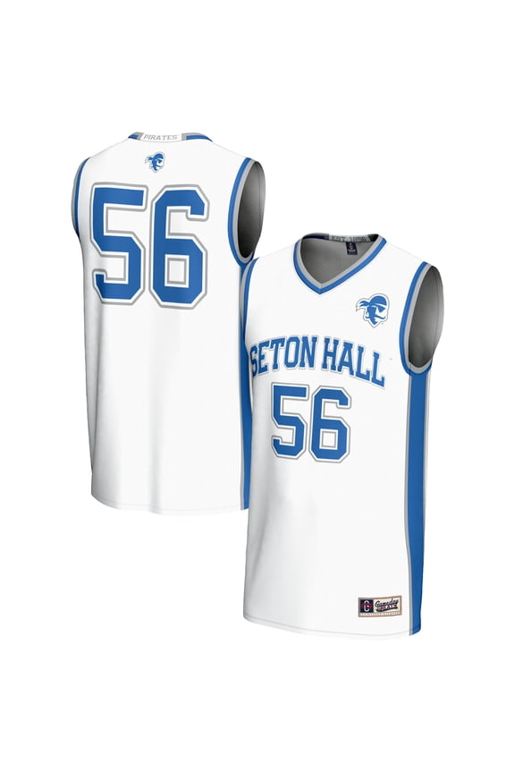 Youth GameDay Greats #56 White Seton Hall Pirates Lightweight Basketball Jersey