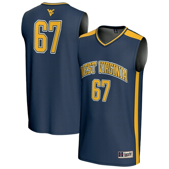 Youth GameDay Greats #67 Navy West Virginia Mountaineers Lightweight Basketball Jersey
