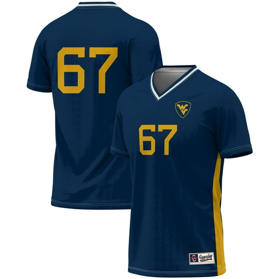 Youth GameDay Greats #67 Navy West Virginia Mountaineers Lightweight Women's Soccer Fashion Jersey