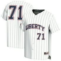 Youth GameDay Greats #71 White Liberty Flames Lightweight Collegiate Baseball Fashion Jersey