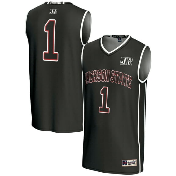 Youth GameDay Greats Black #1 Jackson State Tigers Lightweight Basketball Jersey