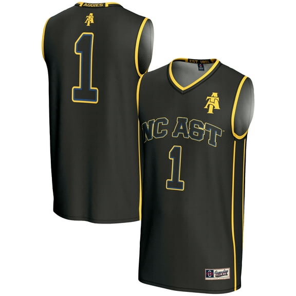 Youth GameDay Greats Black #1 North Carolina A&T Aggies Lightweight Basketball Jersey