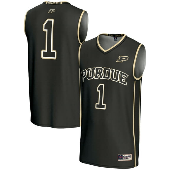 Youth GameDay Greats Black #1 Purdue Boilermakers Lightweight Basketball Jersey