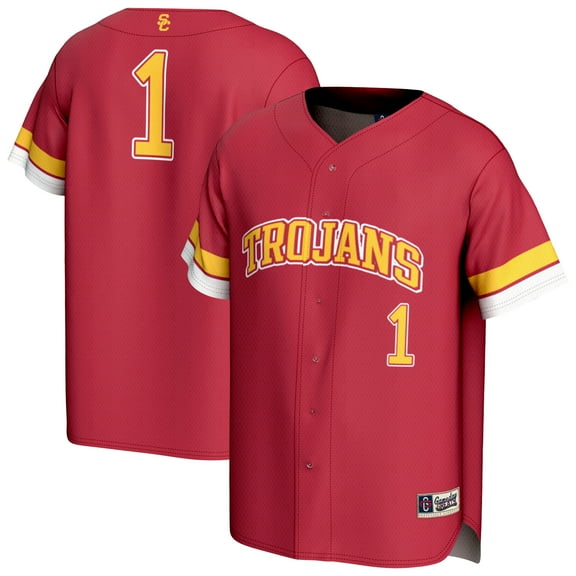 Youth GameDay Greats Cardinal USC Trojans Collegiate Baseball Fashion Jersey