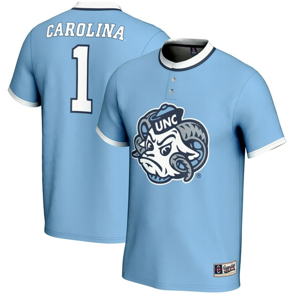 Youth GameDay Greats  Carolina Blue #1 North Carolina Tar Heels Lightweight Softball Jersey