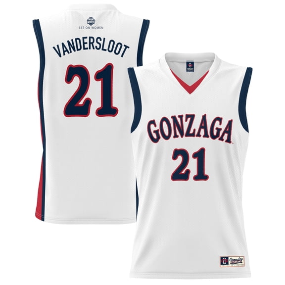 Youth GameDay Greats Courtney Vandersloot White Gonzaga Bulldogs Lightweight Basketball Alumni Jersey