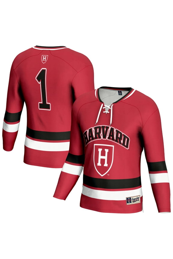 Youth GameDay Greats Crimson Harvard Crimson Lightweight Men's Hockey Team Fashion Jersey