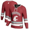 thumbnail image 1 of Youth GameDay Greats  Crimson Washington State Cougars Spirit Hockey Jersey, 1 of 4