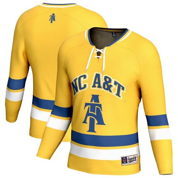 Youth GameDay Greats Gold North Carolina A&T Aggies Lightweight Hockey Fashion Jersey