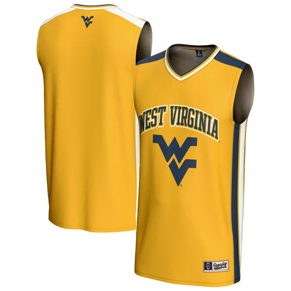Youth-GameDay Greats  Gold West Virginia Mountaineers Basketball Jersey
