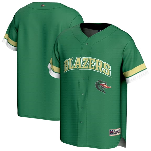 Youth GameDay Greats Green UAB Blazers Baseball Jersey