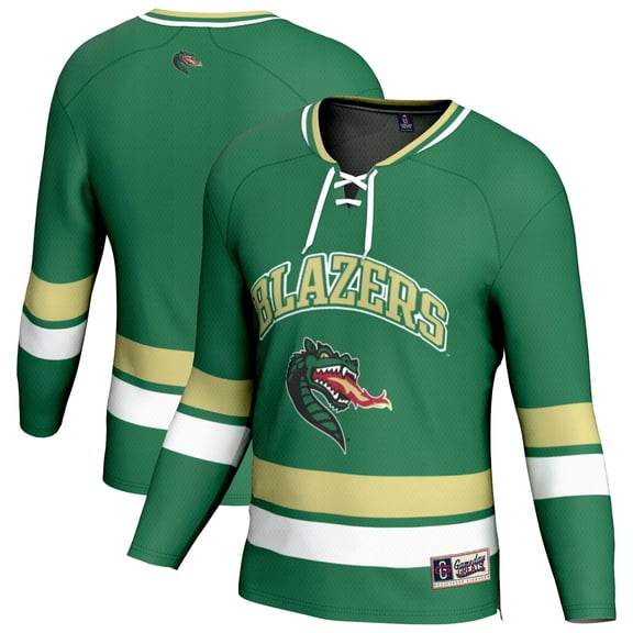 Youth GameDay Greats Green UAB Blazers Hockey Jersey