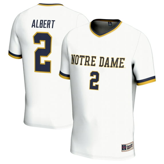 Youth GameDay Greats Korbin Albert White Notre Dame Fighting Irish Women's Soccer Lightweight Fashion Jersey