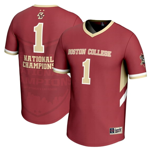 Youth GameDay Greats Maroon Boston College Eagles 2024 NCAA Women's Lacrosse National Champions Lightweight Fashion