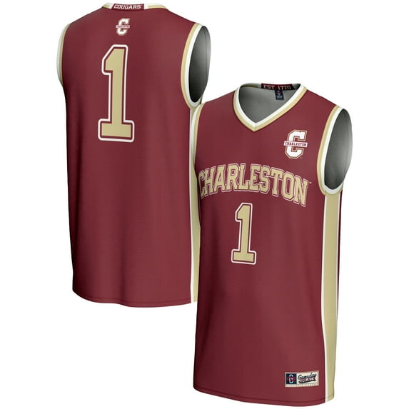 Unisex GameDay Greats Maroon Charleston Cougars #1 Basketball Jersey