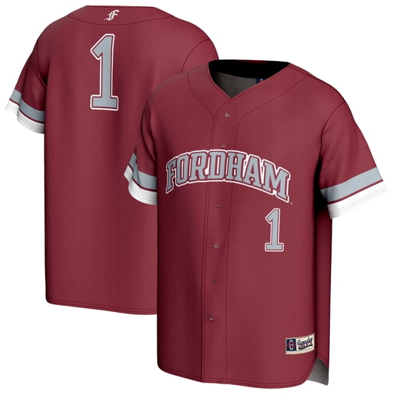 Youth GameDay Greats Maroon Fordham Rams Lightweight Collegiate Baseball Fashion Jersey