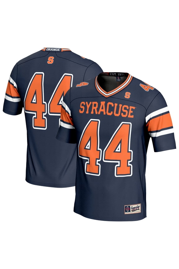 Unisex GameDay Greats Navy #44 Syracuse Orange Lightweight Collegiate Football Fashion Jersey