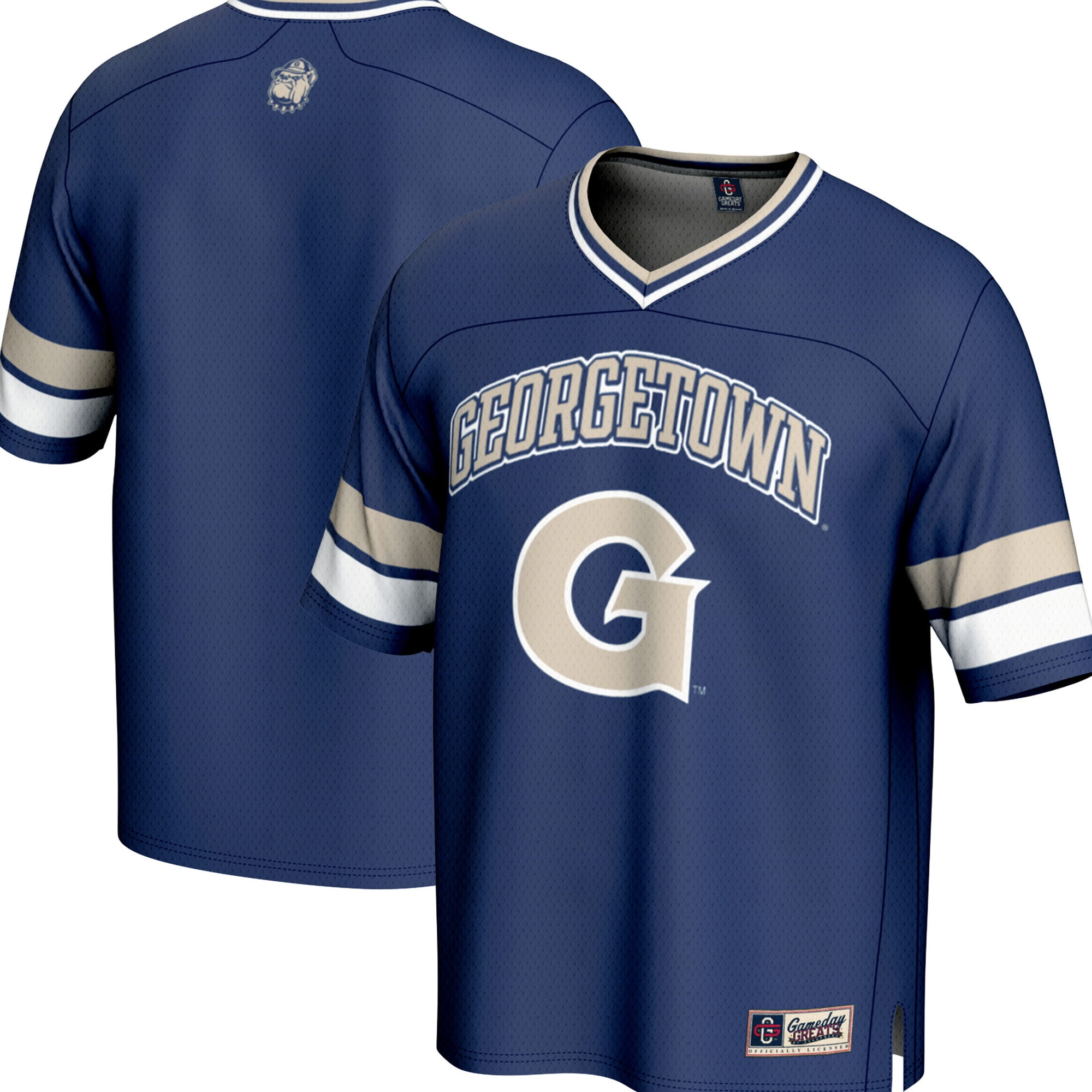Youth GameDay Greats Navy Hoyas Spirit Football Jersey