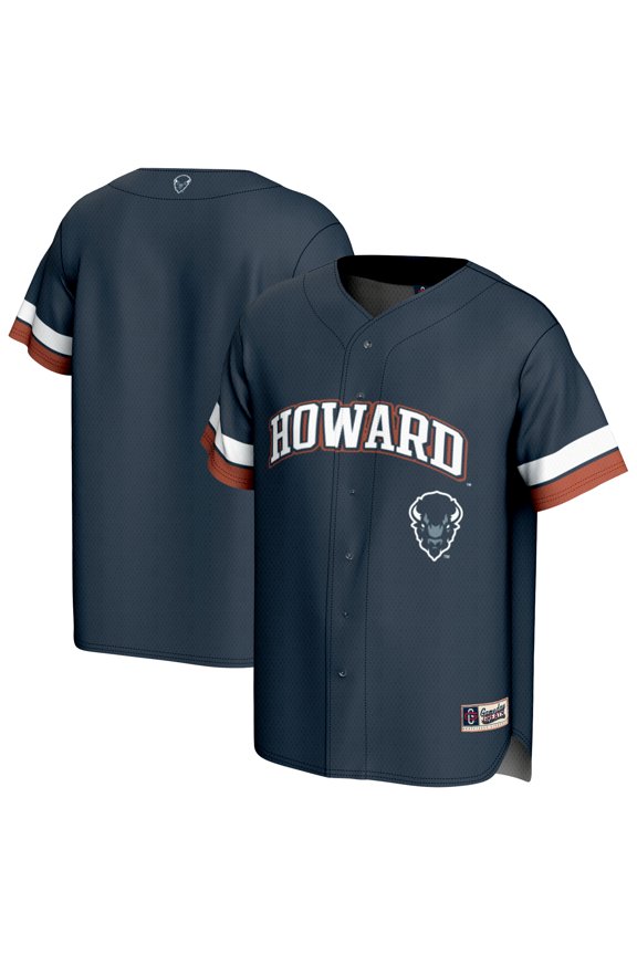 Youth GameDay Greats Navy Howard Bison Spirit Baseball Jersey