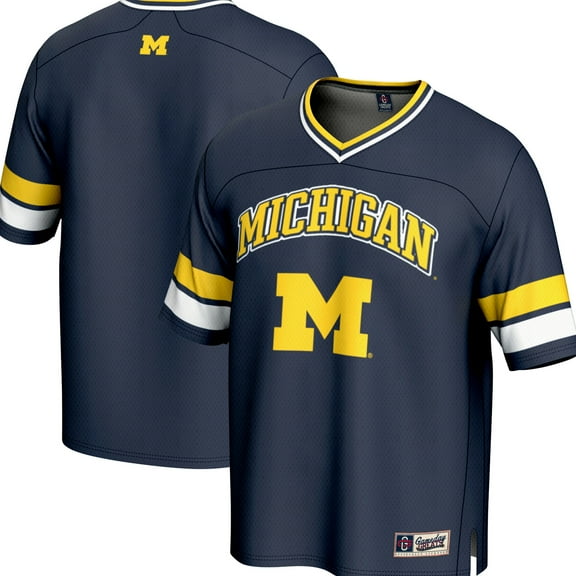 Youth  GameDay Greats Navy Michigan Wolverines Spirit Football Jersey